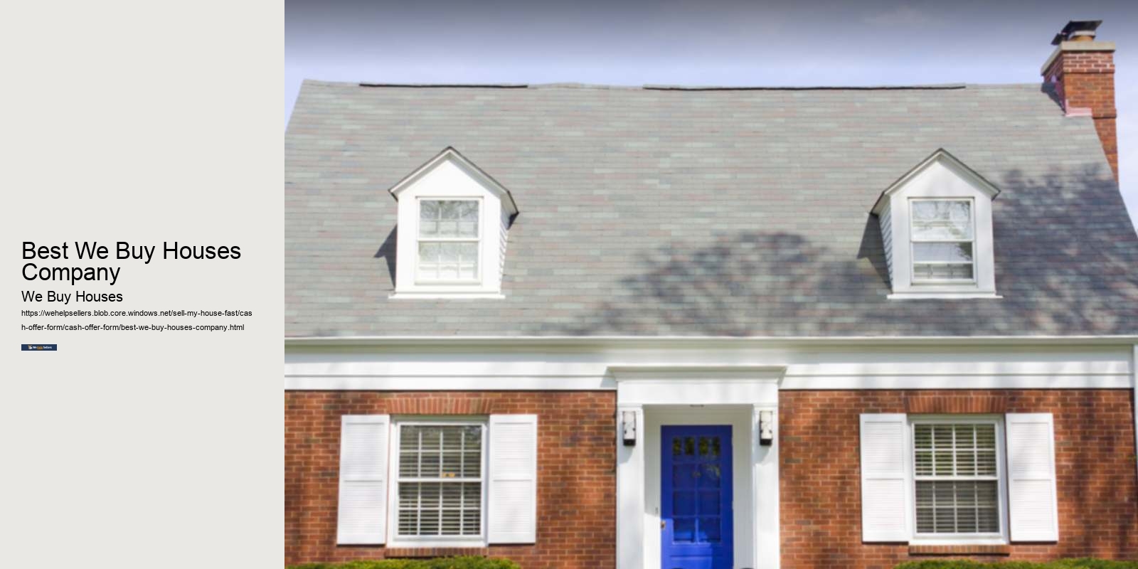 Best We Buy Houses Company