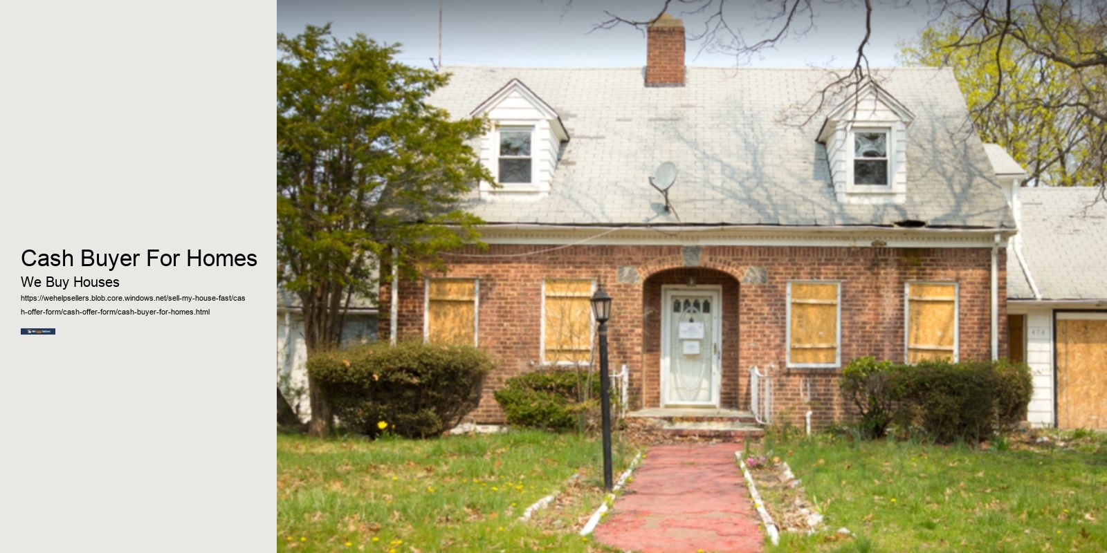 Cash Buyer For Homes