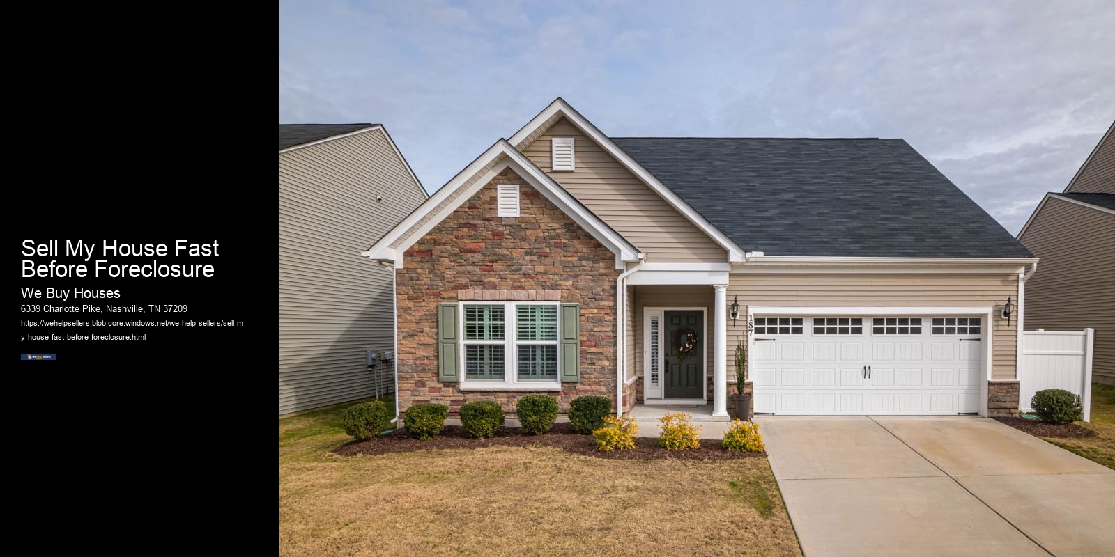 Sell My House Fast Before Foreclosure