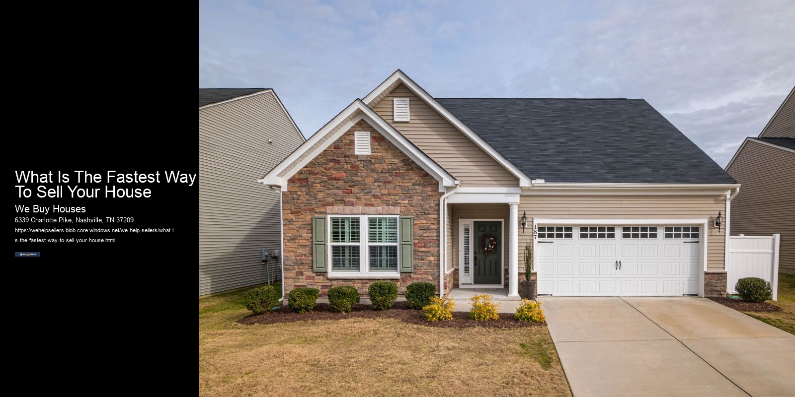 What Is The Fastest Way To Sell Your House