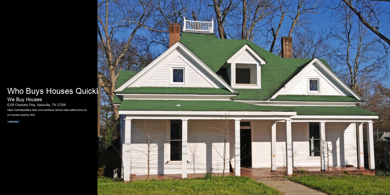 Who Buys Houses Quickly